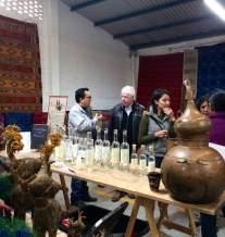 Ben discussing the finer points of mescal